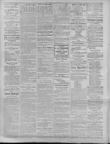 20/01/1923 - La Dépêche républicaine de Franche-Comté [Texte imprimé]