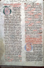 Ms 862 - Picaud, Aimery, Chronique de Turpin ; suivi de : Priscien, Périégèse ; suivi de commentaires sur l'oraison dominicale (ancien titre : Pseudo-Turpini « historia Karoli Magni », etc.)
