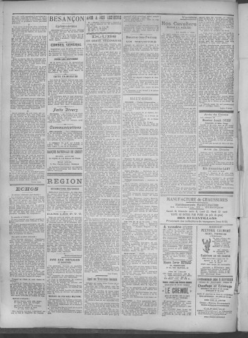 22/04/1918 - La Dépêche républicaine de Franche-Comté [Texte imprimé]