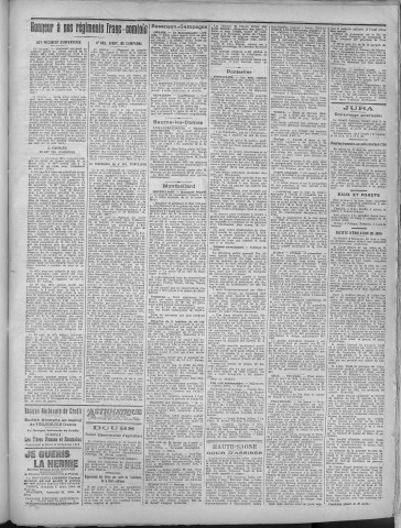 10/03/1919 - La Dépêche républicaine de Franche-Comté [Texte imprimé]