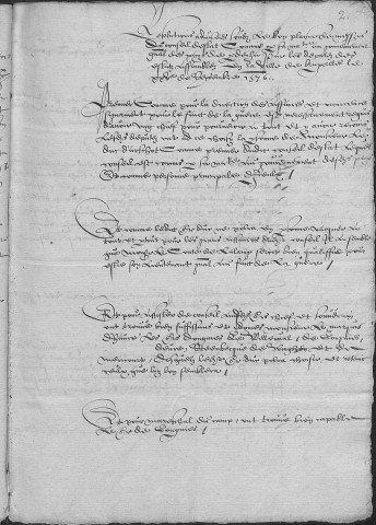 Ms Granvelle 102 - Supplément aux lettres contenues dans la correspondance du cardinal de Granvelle. Tome IV (17 septembre 1576-4 octobre 1584)