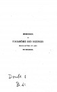 01/01/1864 - Mémoires de l'Académie des sciences, belles-lettres et arts de Besançon [Texte imprimé]