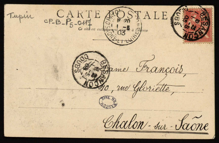 Besançon - Le Doubs à Velotte (Collection des Etudes de M. Isembart.). [image fixe] , 1896/1903