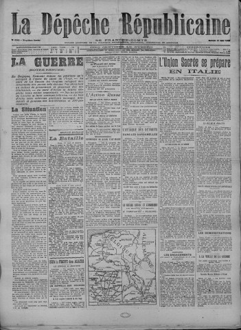 18/05/1915 - La Dépêche républicaine de Franche-Comté [Texte imprimé]