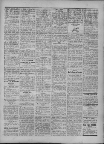 11/05/1916 - La Dépêche républicaine de Franche-Comté [Texte imprimé]