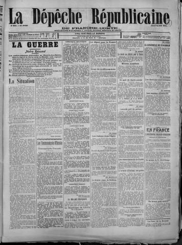 10/05/1917 - La Dépêche républicaine de Franche-Comté [Texte imprimé]