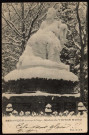 Besançon en temps de neige - Statue de Victor Hugo [image fixe] , Besançon, 1902-1903