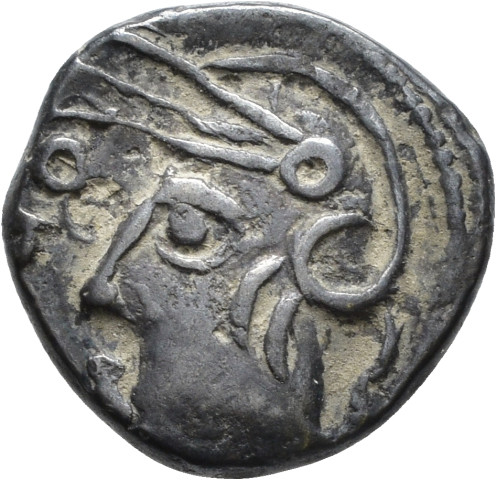 A.X52LAV.8 - pièce de monnaie ; quinaire