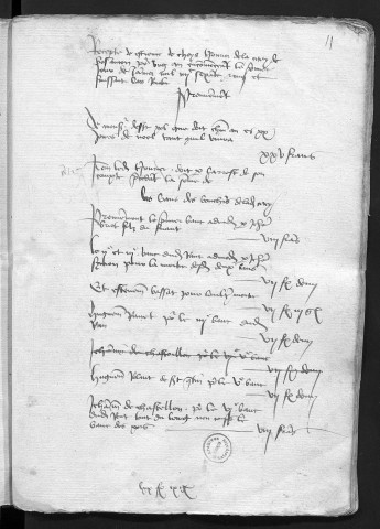 Comptes de la Ville de Besançon, recettes et dépenses, Compte de Estienne de Choys (1er janvier - 31 décembre 1466)