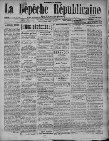 09/05/1926 - La Dépêche républicaine de Franche-Comté [Texte imprimé]