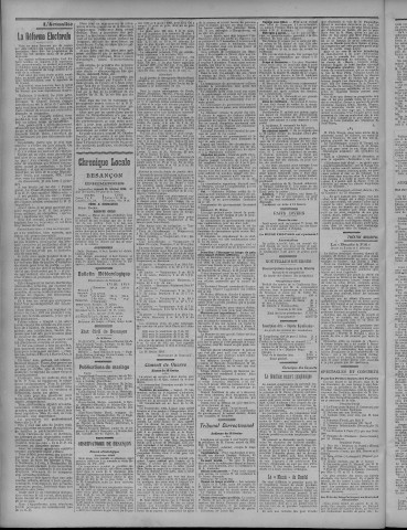 19/02/1910 - La Dépêche républicaine de Franche-Comté [Texte imprimé]