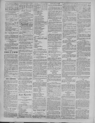14/06/1922 - La Dépêche républicaine de Franche-Comté [Texte imprimé]