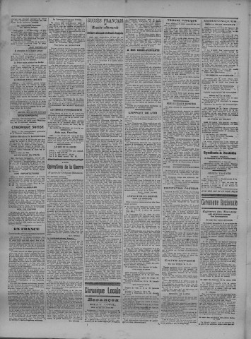 20/07/1915 - La Dépêche républicaine de Franche-Comté [Texte imprimé]