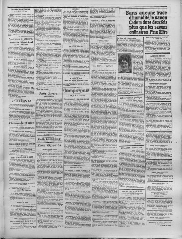 11/03/1925 - La Dépêche républicaine de Franche-Comté [Texte imprimé]