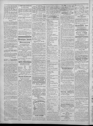 01/02/1914 - La Dépêche républicaine de Franche-Comté [Texte imprimé]