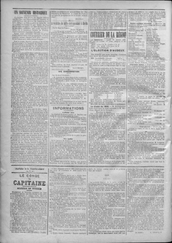28/01/1889 - La Franche-Comté : journal politique de la région de l'Est