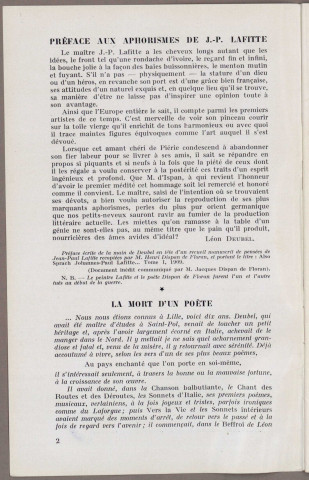 01/1935 - Bulletin / Société des amis de Léon Deubel