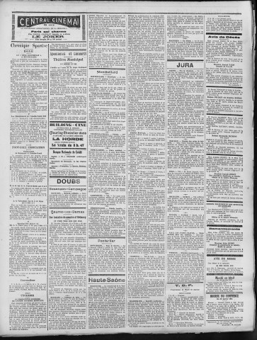 20/01/1931 - La Dépêche républicaine de Franche-Comté [Texte imprimé]