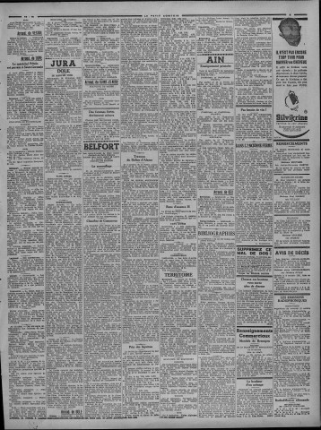 15/10/1941 - Le petit comtois [Texte imprimé] : journal républicain démocratique quotidien