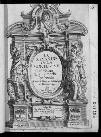 La Silvanire ou La Morte-Vive du Sr. Mairet. Tragicomédie pastorale ... avec les figures de Michel Lasne