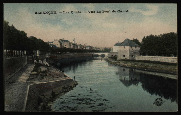 Besançon. Les Quais. Vue du Pont de Canot [image fixe] : S. F. N. G. R., 1904/1930