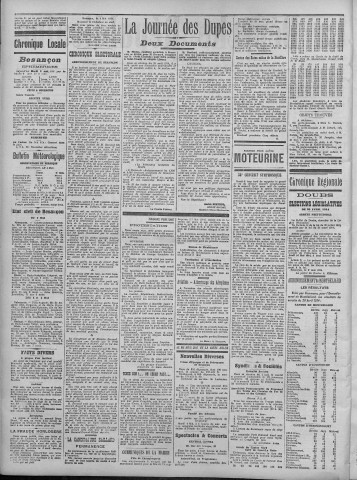 05/05/1914 - La Dépêche républicaine de Franche-Comté [Texte imprimé]