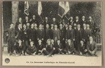 La Jeunesse Catholique de Franche-Comté. [image fixe] , Dijon : Bauer-Marchet et Cie Dijon (dans un cercle), 1904/1912