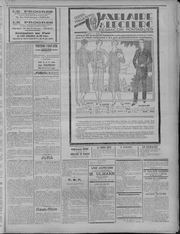 22/05/1930 - La Dépêche républicaine de Franche-Comté [Texte imprimé]