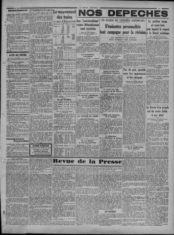 04/10/1939 - Le petit comtois [Texte imprimé] : journal républicain démocratique quotidien