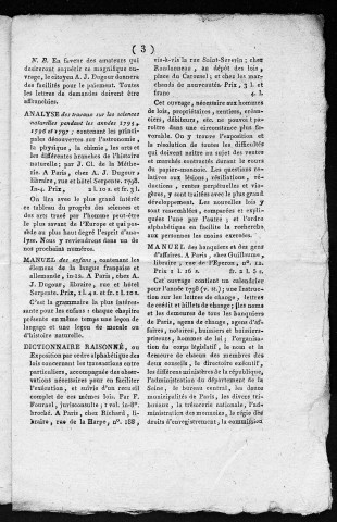 05/03/1798 - Le Nouvelliste littéraire [Texte imprimé]