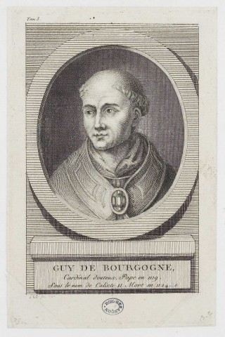 Guy de Bourgogne, Cardinal douteux, Pape en 1119, sous le nom de Calixte II. Mort en 1124 [image fixe] 1700/1799