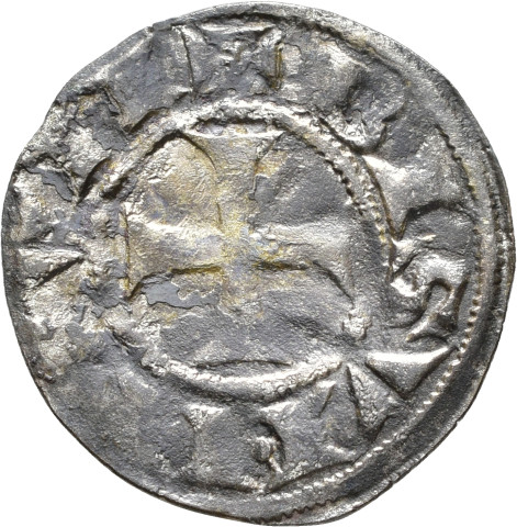 874.1.41 - pièce de monnaie ; denier estevenant