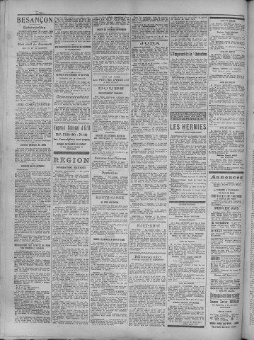 29/10/1918 - La Dépêche républicaine de Franche-Comté [Texte imprimé]