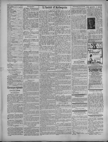 21/02/1925 - La Dépêche républicaine de Franche-Comté [Texte imprimé]