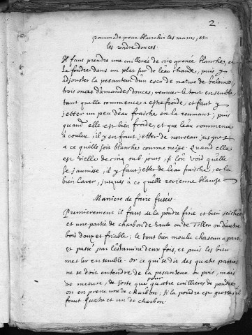 Ms Chiflet 132 - « Recueil manuscrit de divers secrets », formé par Jules Chiflet