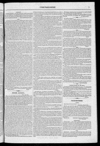 27/08/1851 - L'Union franc-comtoise [Texte imprimé]