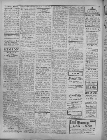 12/05/1919 - La Dépêche républicaine de Franche-Comté [Texte imprimé]