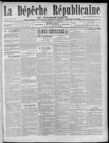 24/04/1905 - La Dépêche républicaine de Franche-Comté [Texte imprimé]