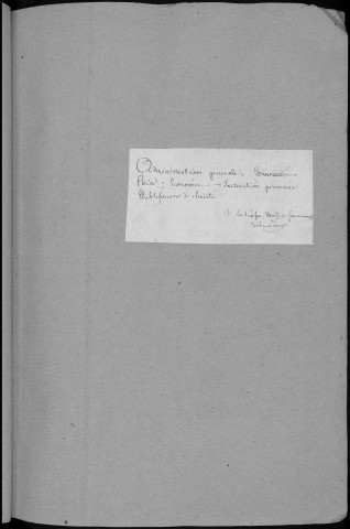 Ms Duvernoy 3 - Description du comté de Montbéliard. Tome III. Administration, industries, commerce