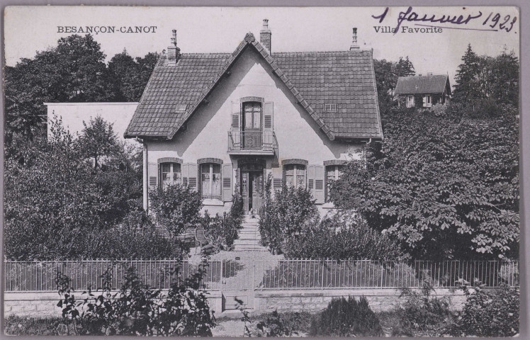 Besançon-Canot. Villa Favorite [image fixe] , 1904/1923
