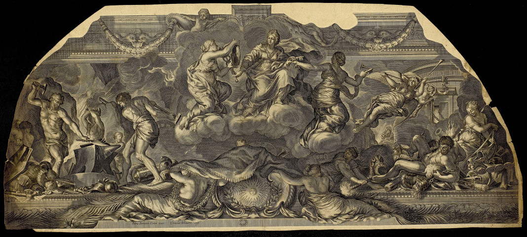Allégorie ? [image fixe] / Petrus Berrettin Corton inuven ; Cornelius Bloemaert sculp:. , 1603/1692