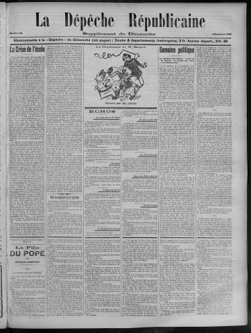 16/09/1906 - La Dépêche républicaine de Franche-Comté [Texte imprimé]