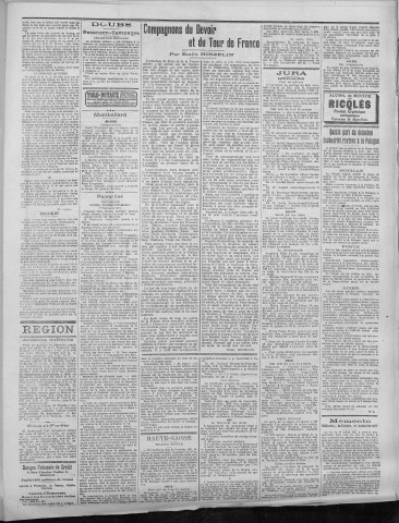18/10/1921 - La Dépêche républicaine de Franche-Comté [Texte imprimé]
