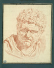 Tête d'homme à la barbe et aux cheveux bouclés , [S.l.] : [s.n.], [1700-1800]