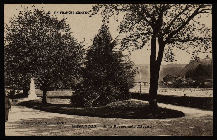 Besançon. A la Promenade Micaud [image fixe] , Besançon : Edition des Nouvelles Galeries, 1904/1930