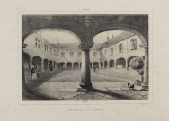 Intérieur du palais Granvelle [image fixe] : Besançon / Ravignat del et lith.  ; imp. de Valluet Jne edit : Imprimerie Valluet jeune, 1800-1899