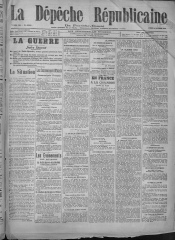 29/12/1917 - La Dépêche républicaine de Franche-Comté [Texte imprimé]