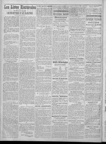 15/01/1914 - La Dépêche républicaine de Franche-Comté [Texte imprimé]