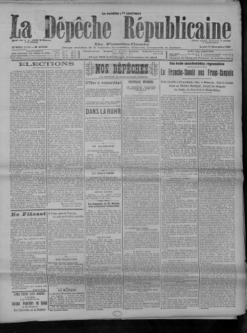 17/12/1923 - La Dépêche républicaine de Franche-Comté [Texte imprimé]
