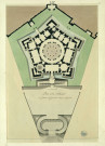 Plan du rez-de-chaussée du château de Caprarolla / Pierre-Adrien Pâris , [S.l.] : [P.-A. Pâris], [1700-1800]